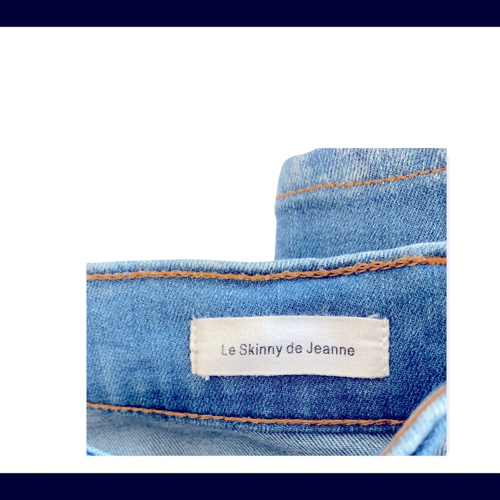 Frame Distressed Le Skinny Jeanne Sz 27 - Picture 4 of 6
